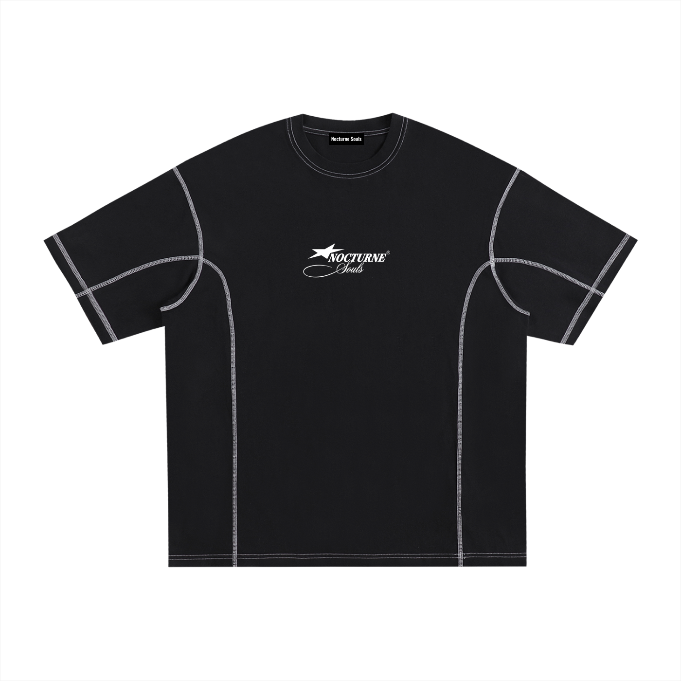 New Souls - Contrast-Stitched Shirt