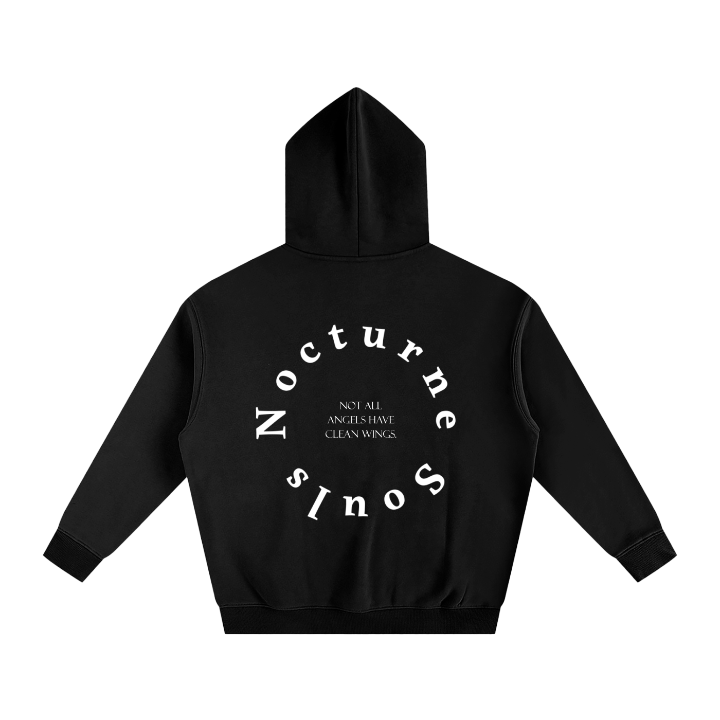 Not all Angels - Black Hoodie