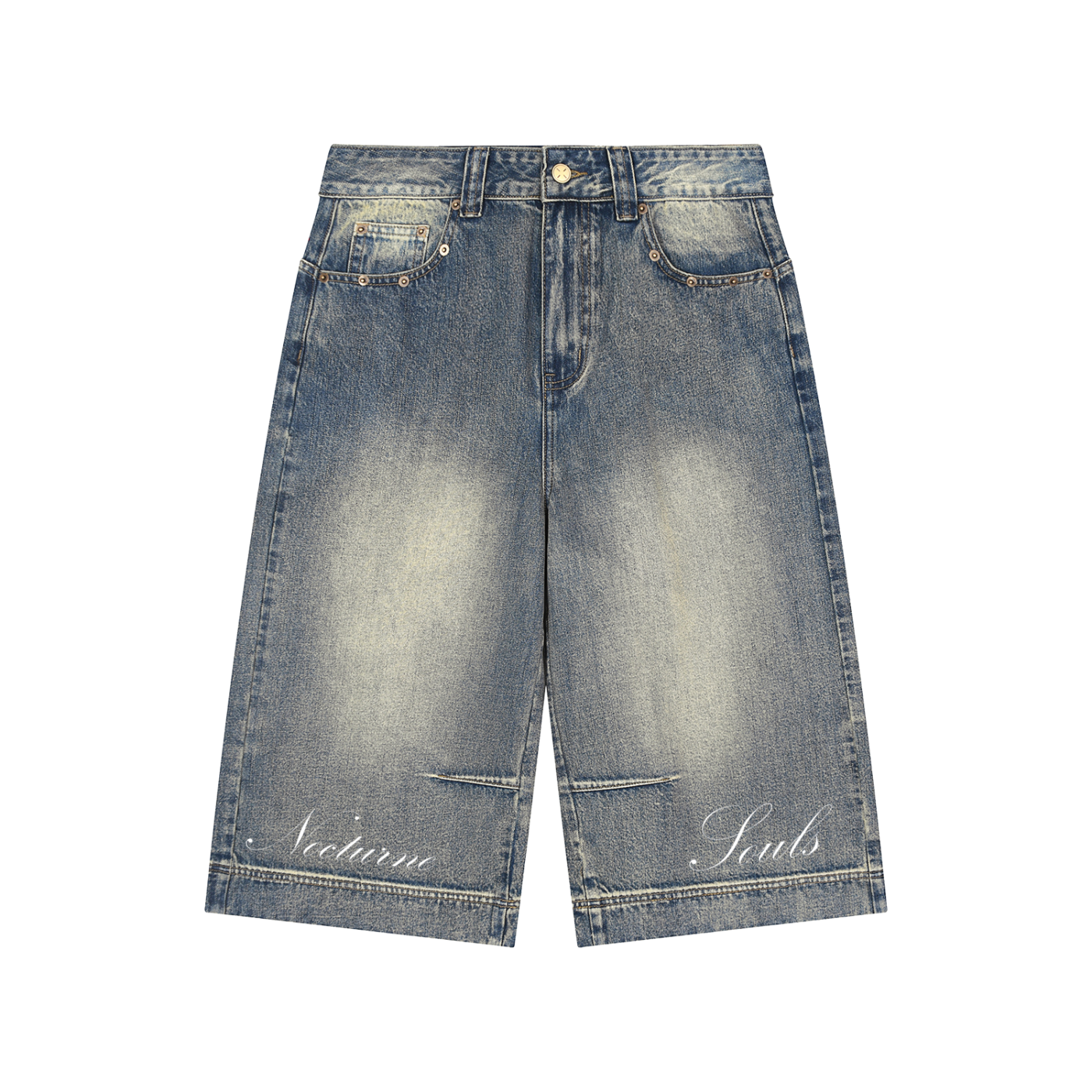 Nocturne - Baggy Denim Shorts