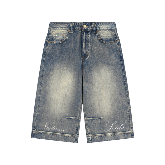 Nocturne - Baggy Denim Shorts