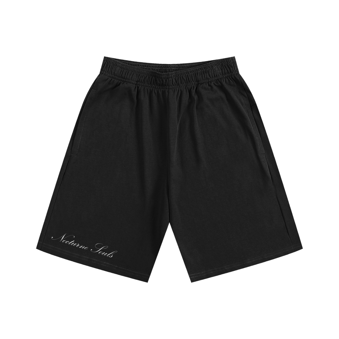 Essential Black Souls - Cotton Shorts